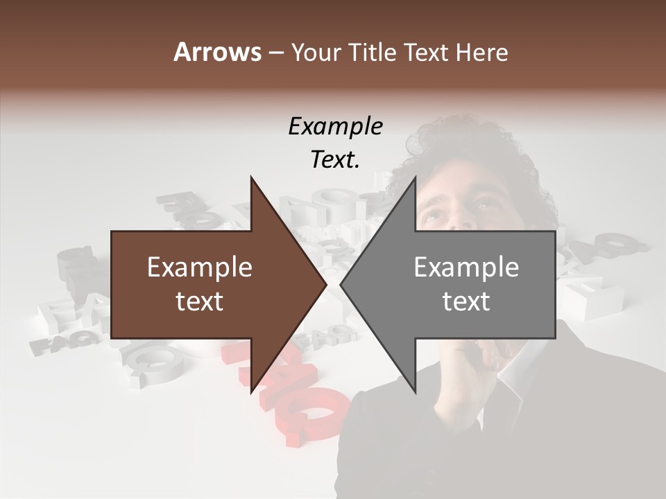 Businessman Support Forum PowerPoint Template