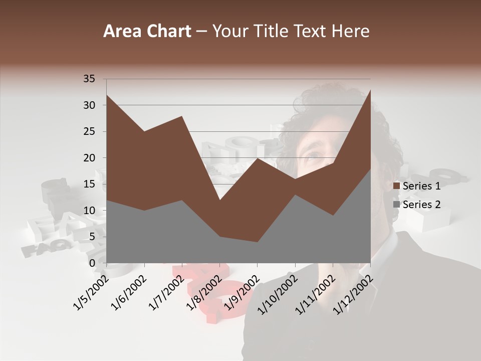 Businessman Support Forum PowerPoint Template