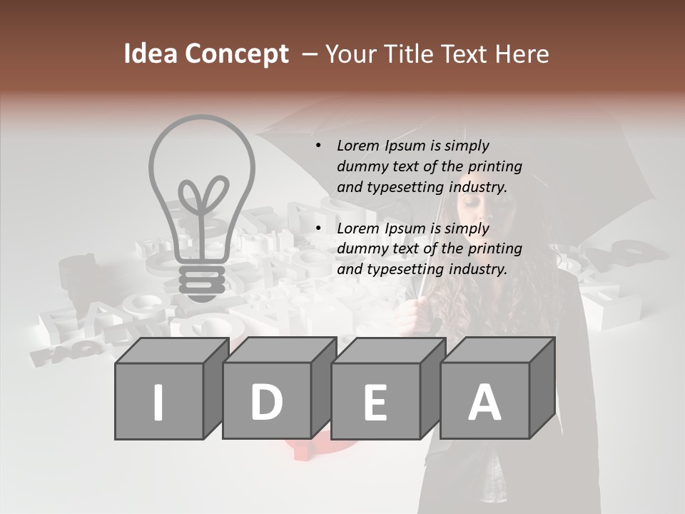 Business Illustration Concept PowerPoint Template