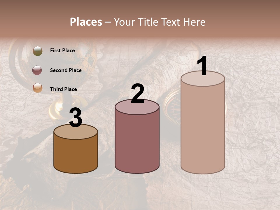 Vintage Globe Aged PowerPoint Template