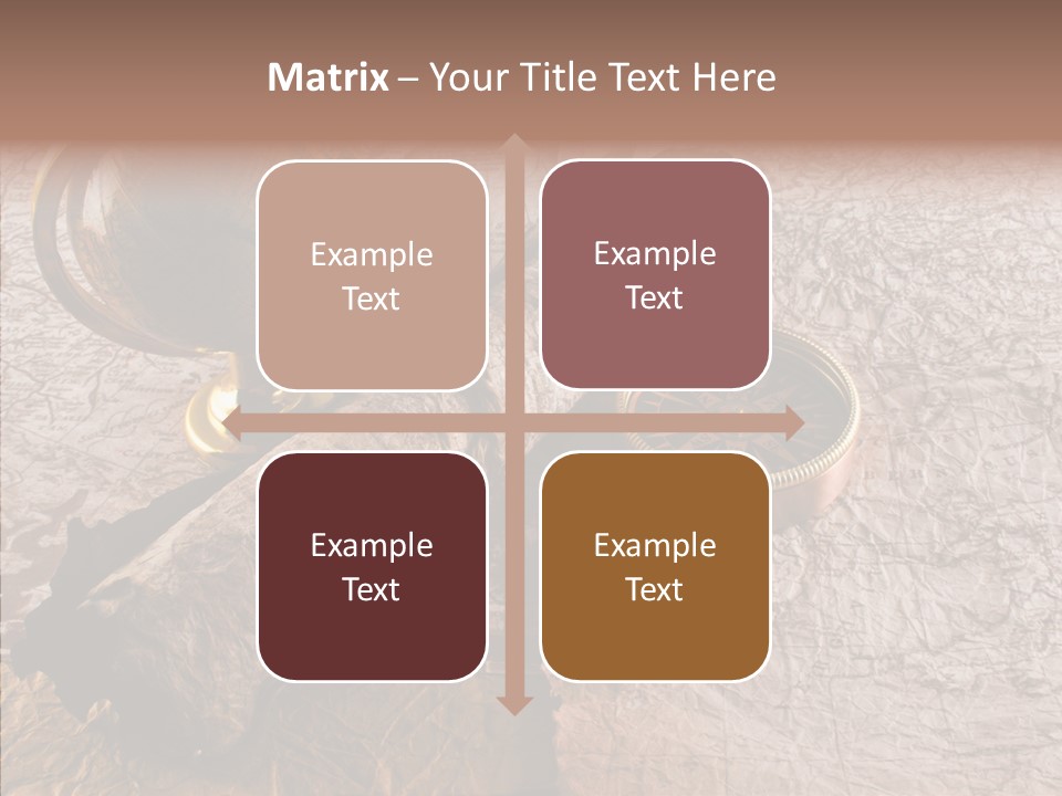 Vintage Globe Aged PowerPoint Template