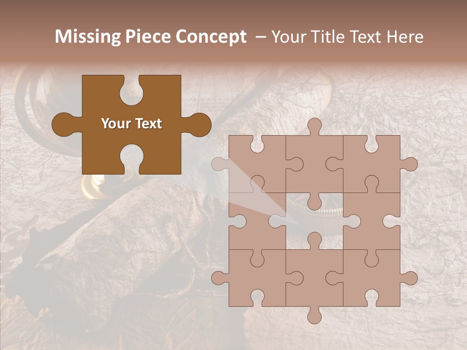 Vintage Globe Aged PowerPoint Template