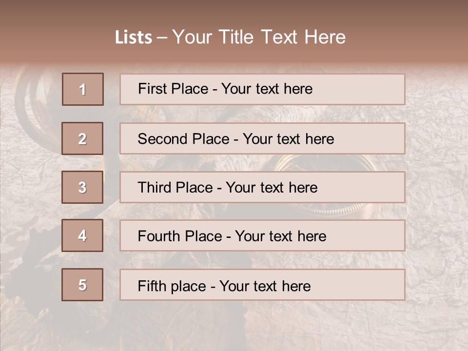 Vintage Globe Aged PowerPoint Template