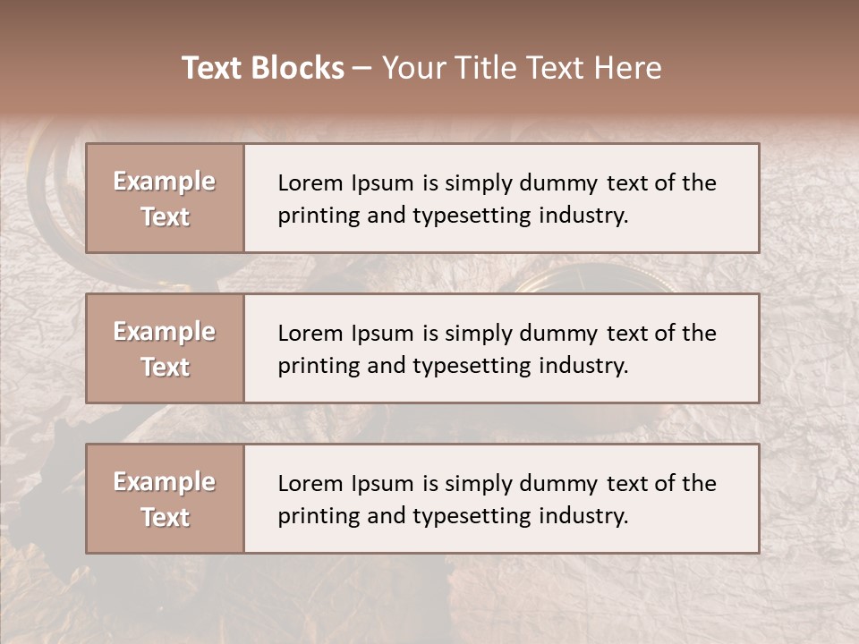 Vintage Globe Aged PowerPoint Template