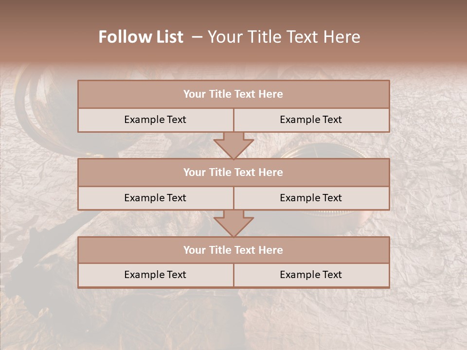 Vintage Globe Aged PowerPoint Template