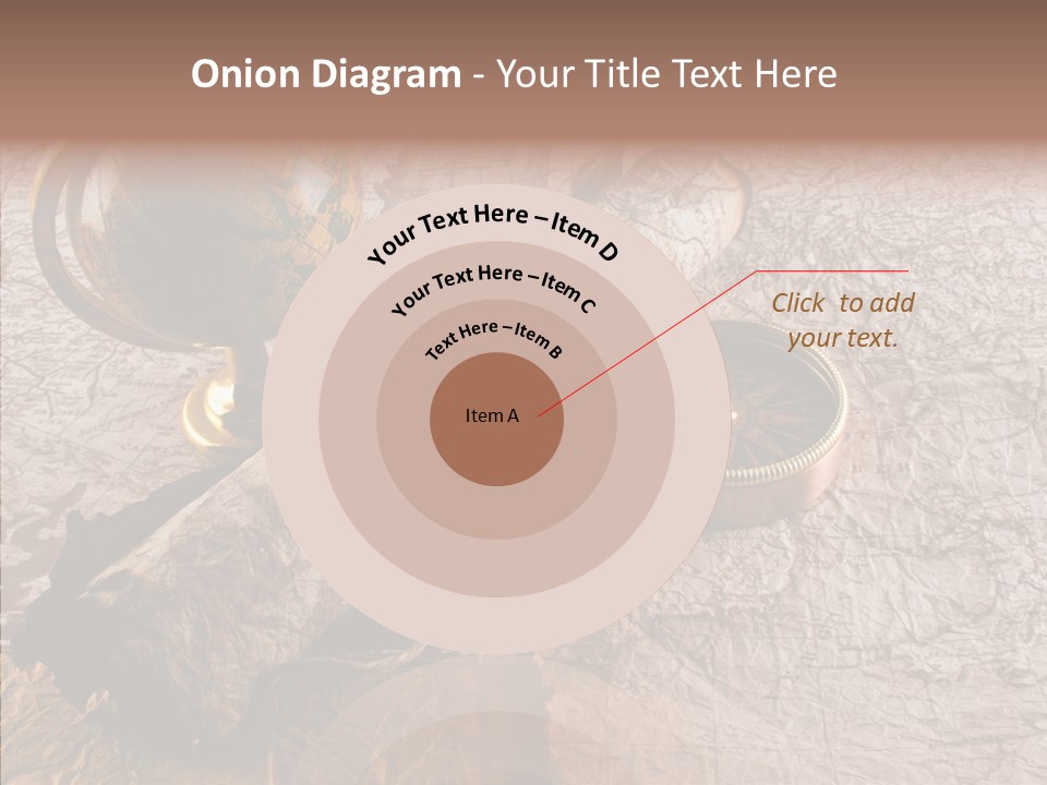 Vintage Globe Aged PowerPoint Template