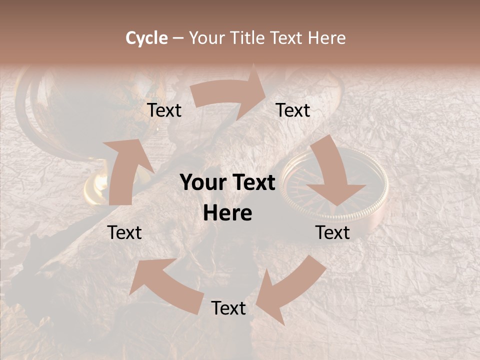 Vintage Globe Aged PowerPoint Template