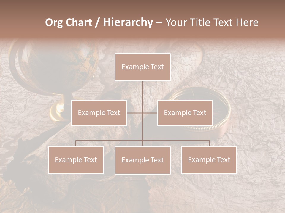 Vintage Globe Aged PowerPoint Template