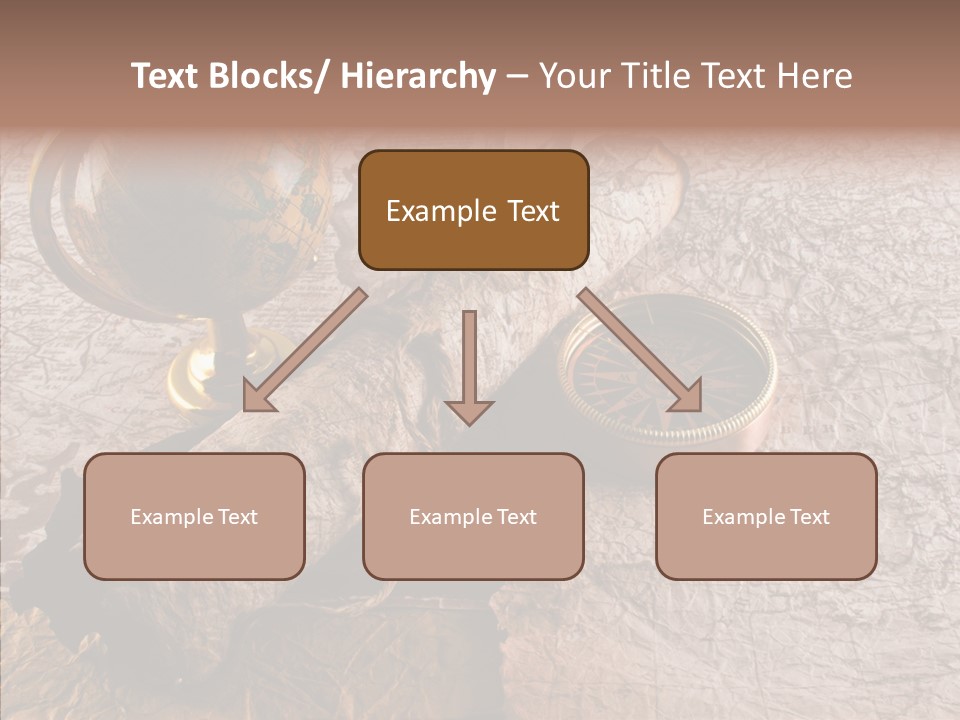 Vintage Globe Aged PowerPoint Template