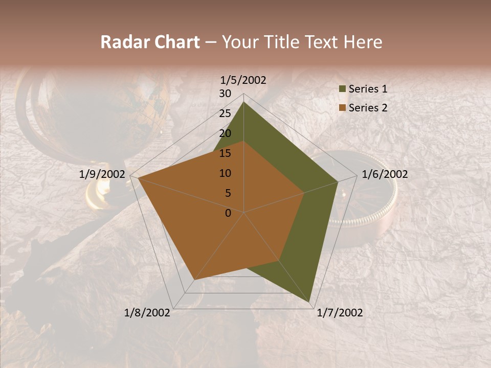 Vintage Globe Aged PowerPoint Template