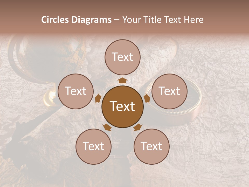 Vintage Globe Aged PowerPoint Template