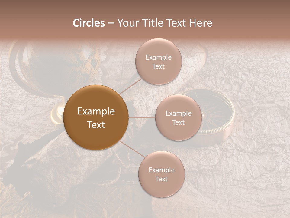 Vintage Globe Aged PowerPoint Template