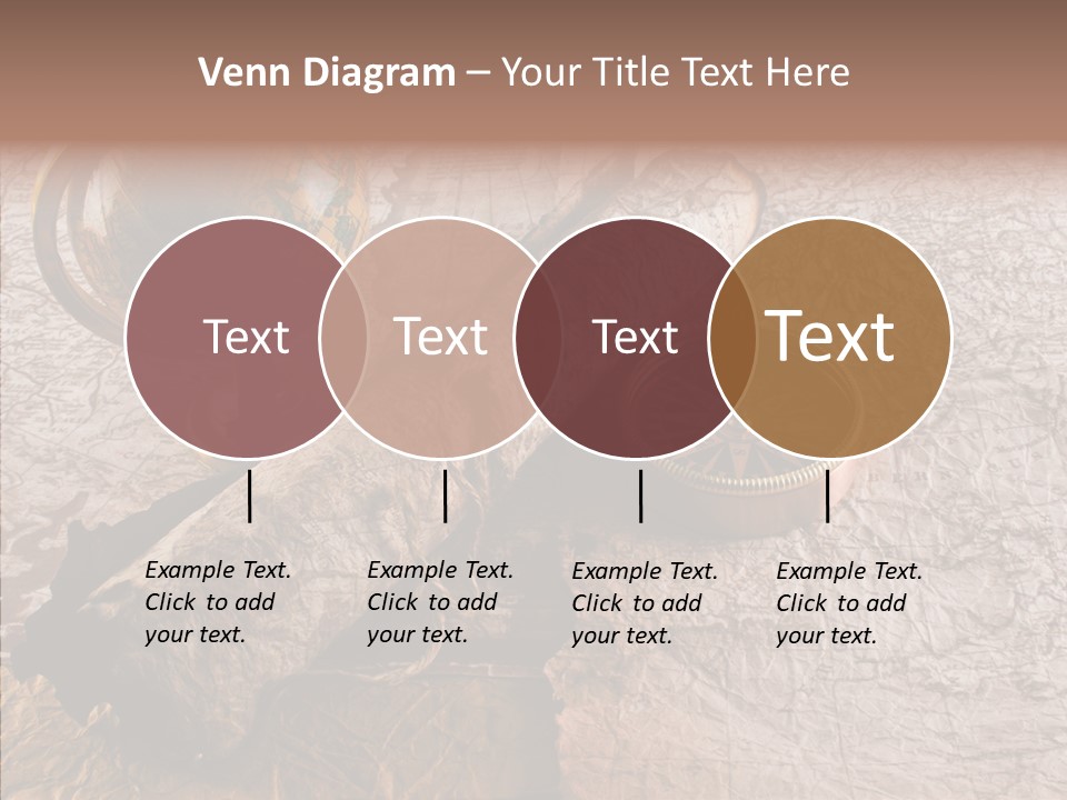 Vintage Globe Aged PowerPoint Template