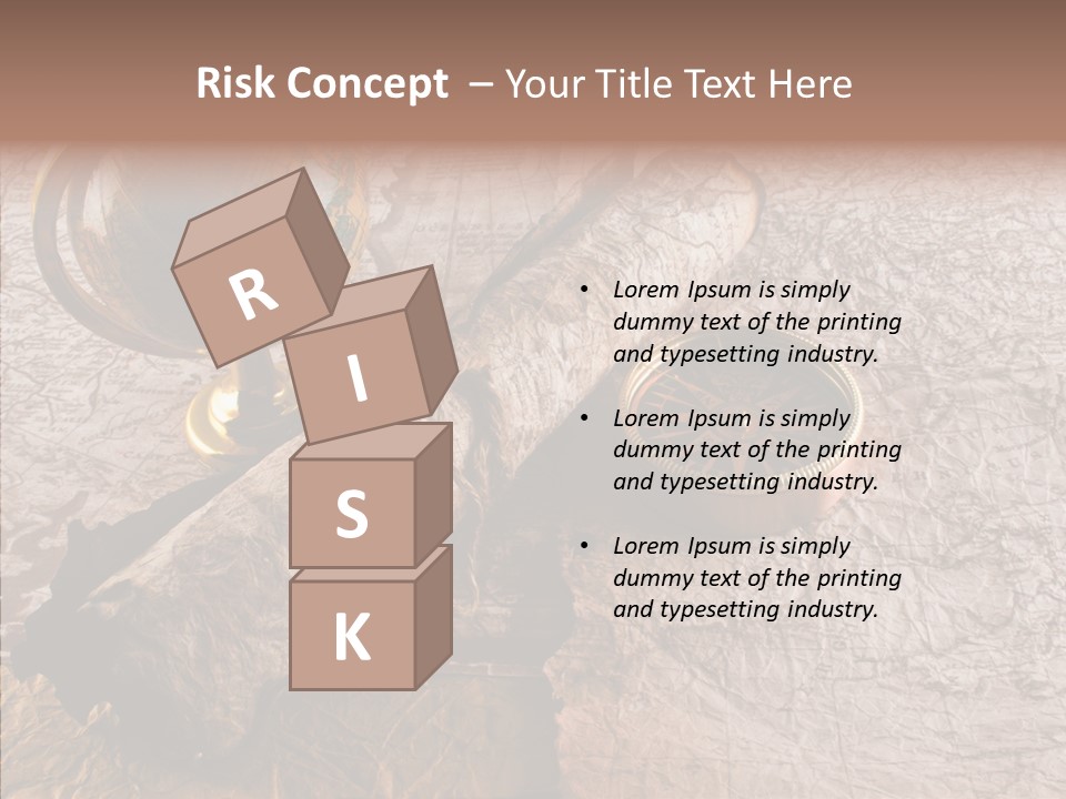 Vintage Globe Aged PowerPoint Template