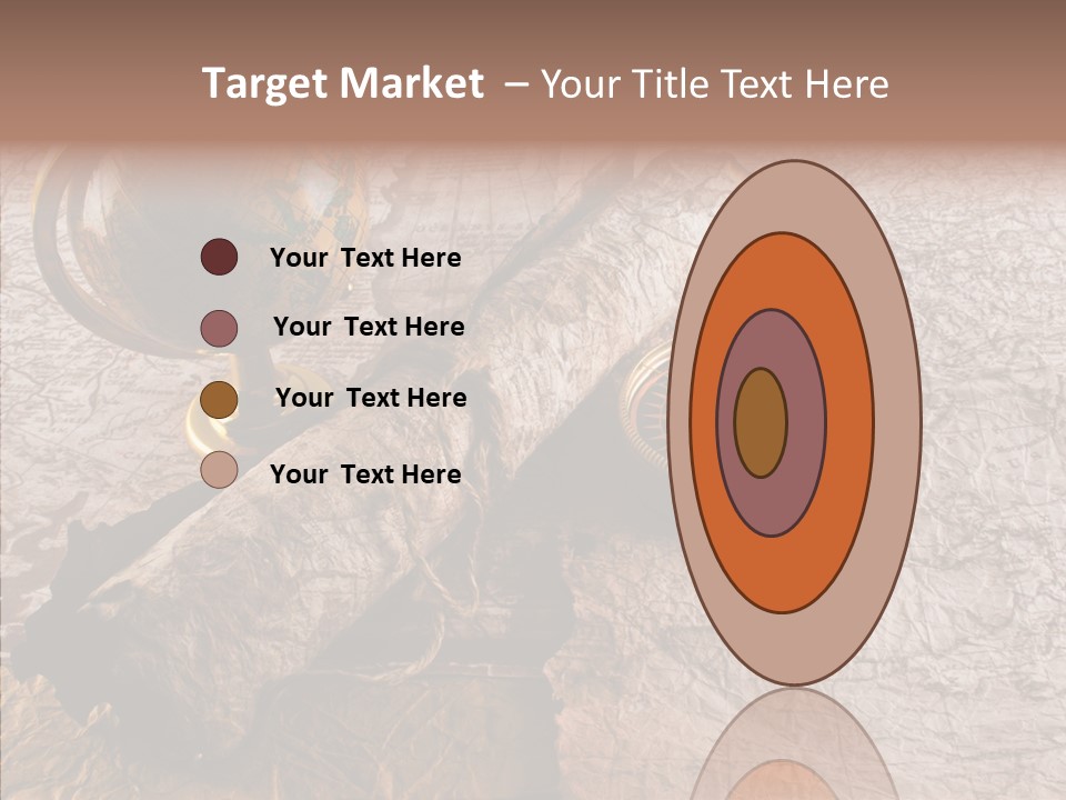 Vintage Globe Aged PowerPoint Template