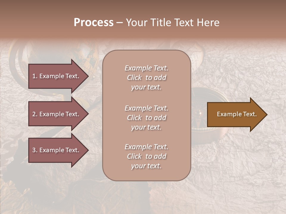 Vintage Globe Aged PowerPoint Template