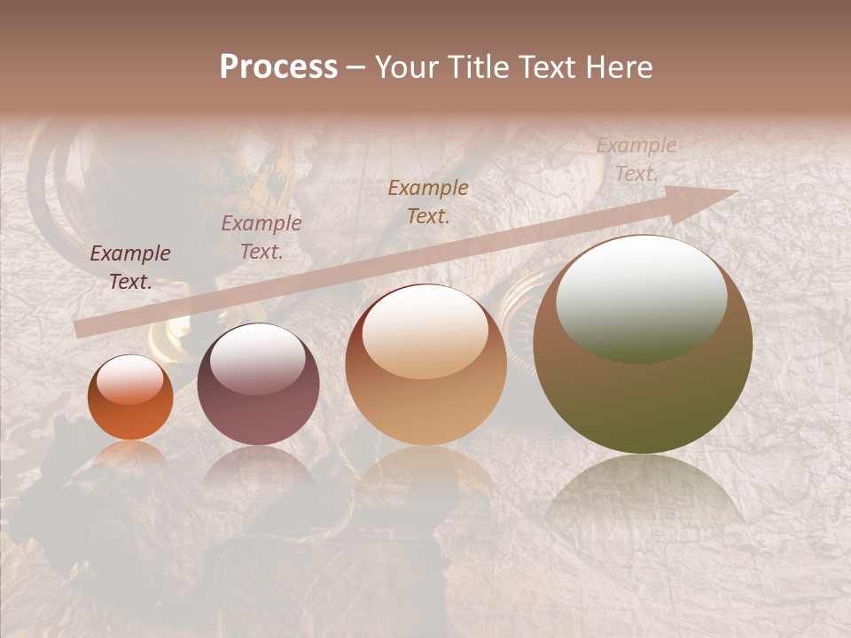 Vintage Globe Aged PowerPoint Template