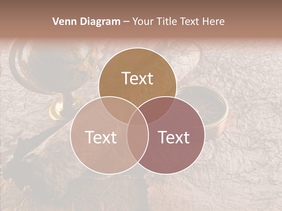 Vintage Globe Aged PowerPoint Template