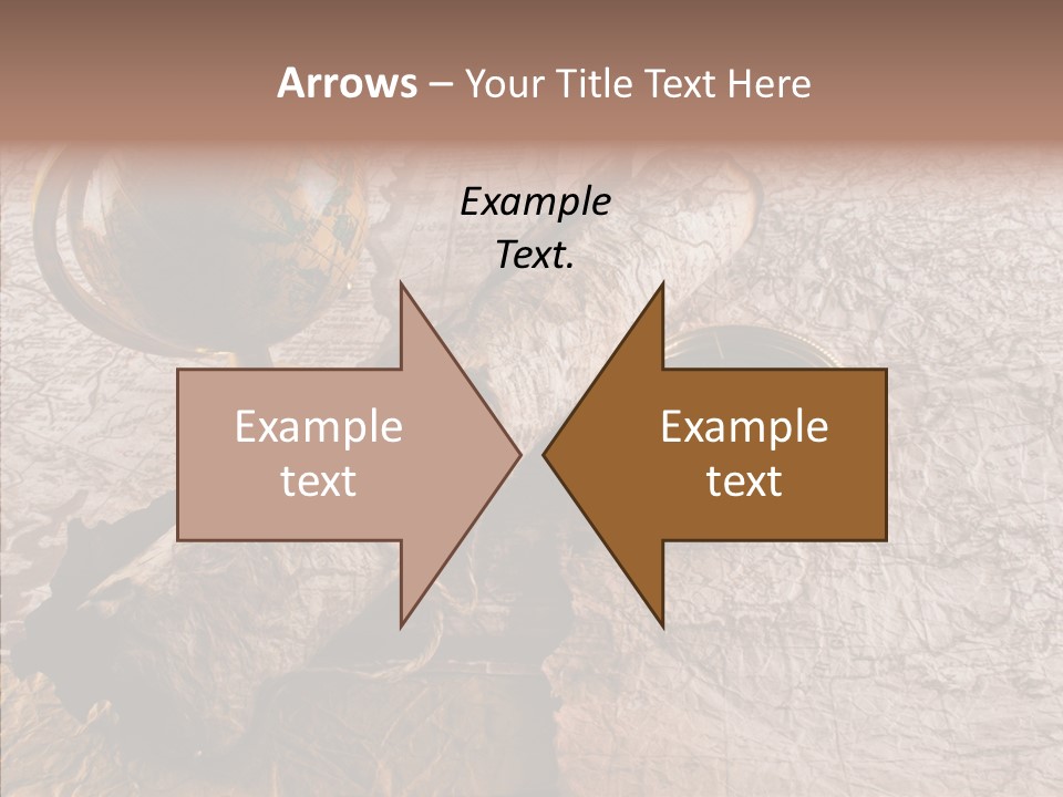 Vintage Globe Aged PowerPoint Template