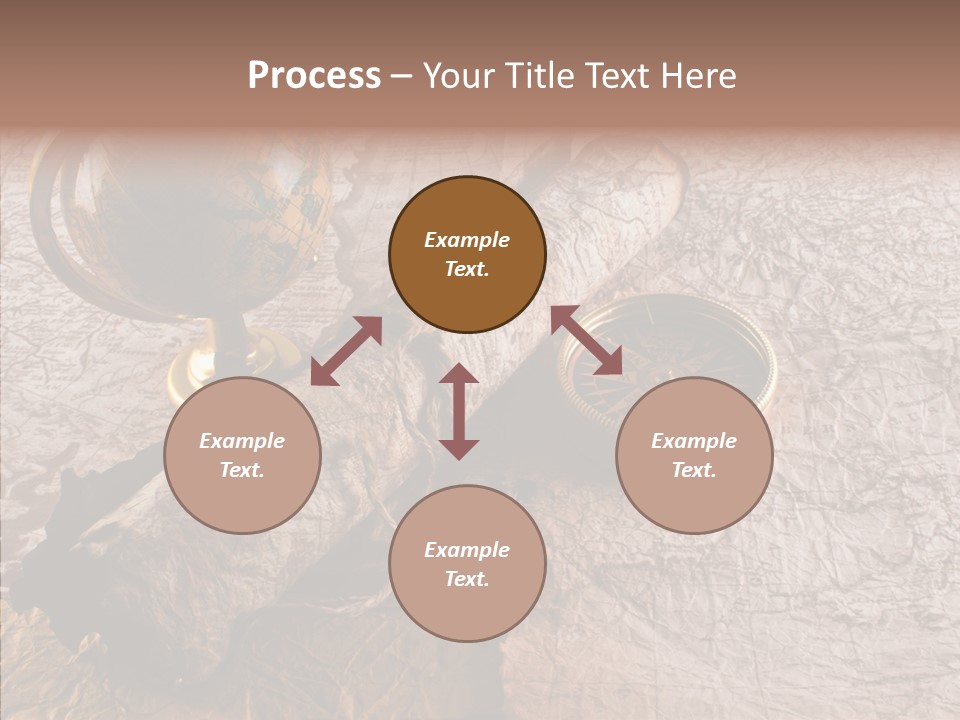 Vintage Globe Aged PowerPoint Template