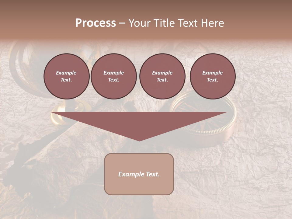 Vintage Globe Aged PowerPoint Template