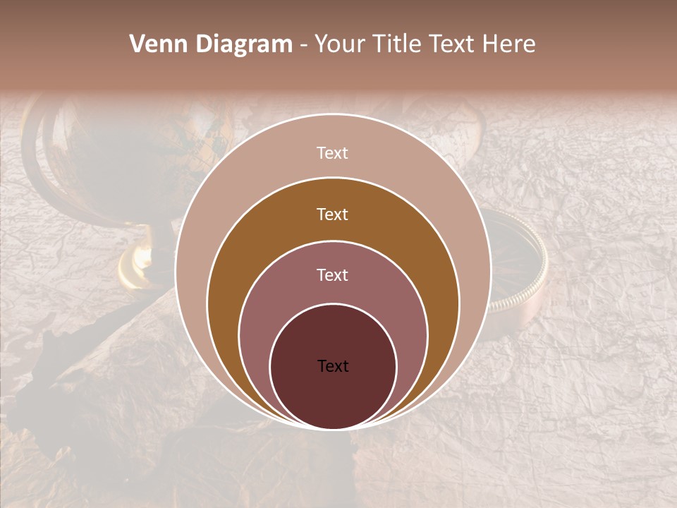 Vintage Globe Aged PowerPoint Template