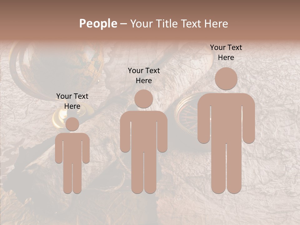 Vintage Globe Aged PowerPoint Template