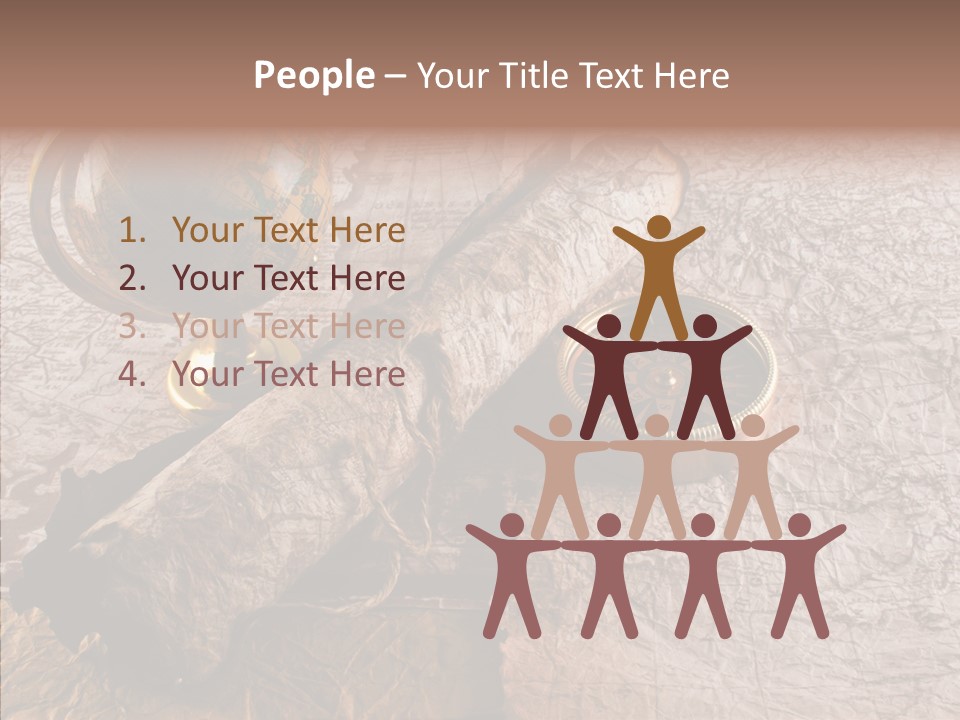 Vintage Globe Aged PowerPoint Template