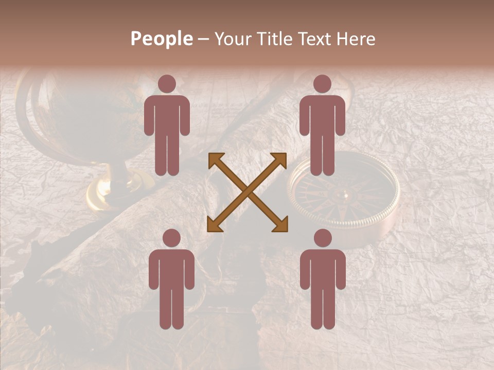 Vintage Globe Aged PowerPoint Template