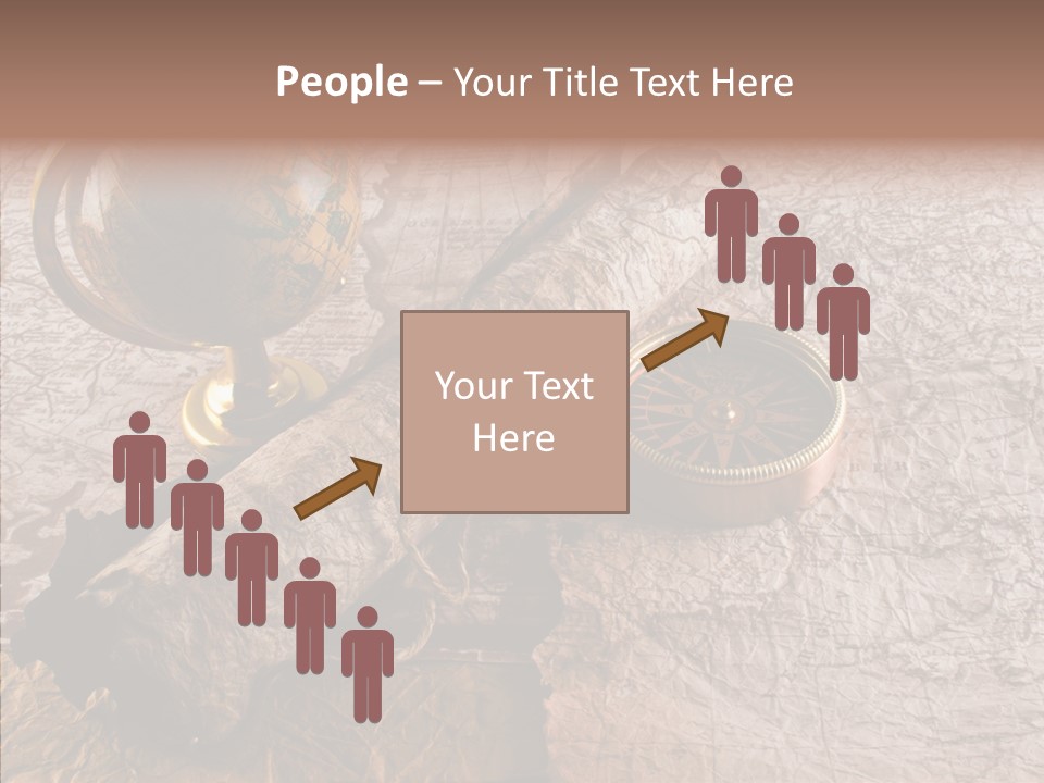 Vintage Globe Aged PowerPoint Template