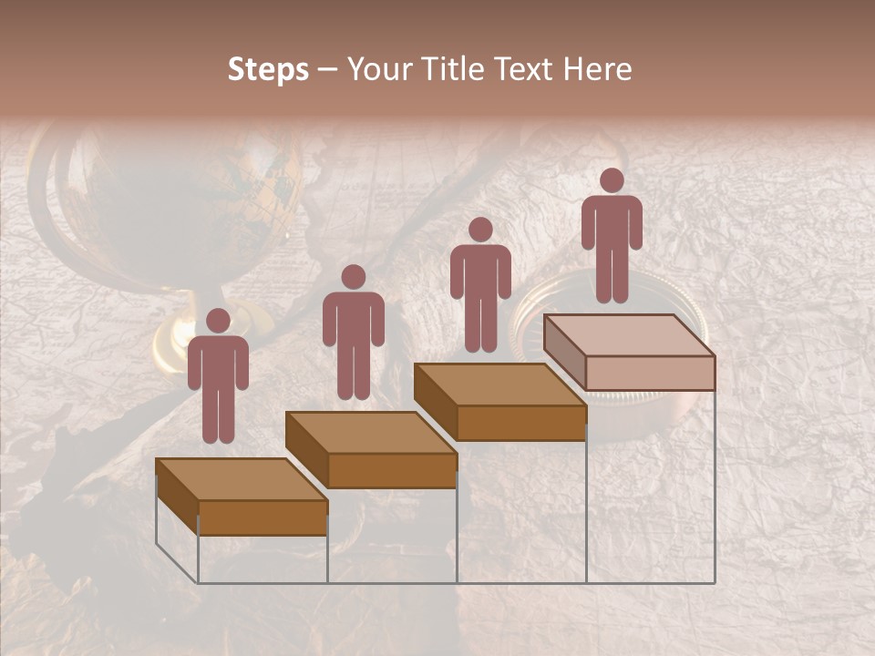 Vintage Globe Aged PowerPoint Template