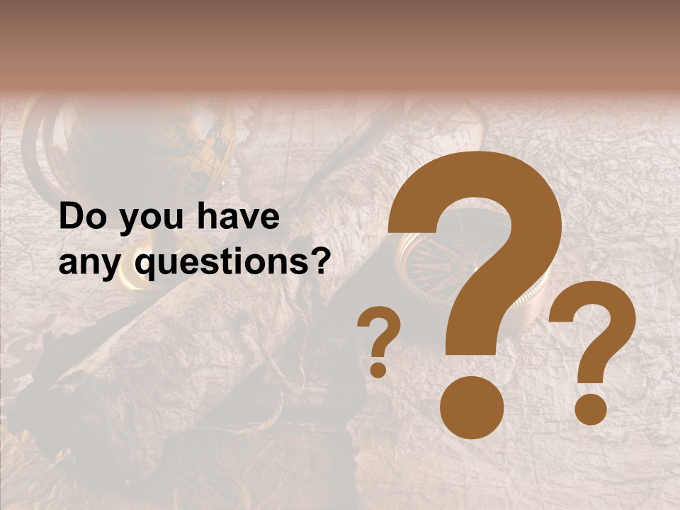 Vintage Globe Aged PowerPoint Template