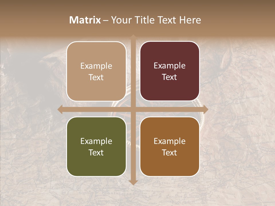 Direction Grunge Sea PowerPoint Template