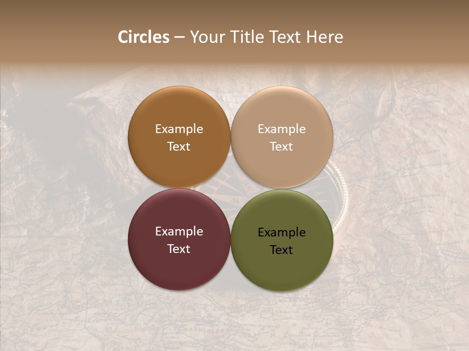 Direction Grunge Sea PowerPoint Template