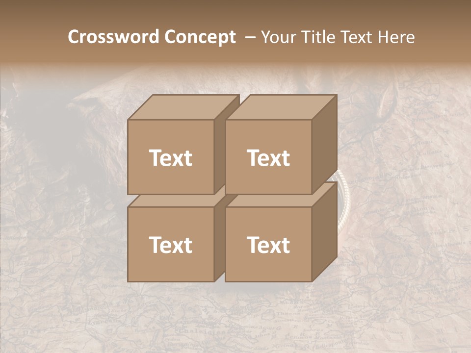 Direction Grunge Sea PowerPoint Template