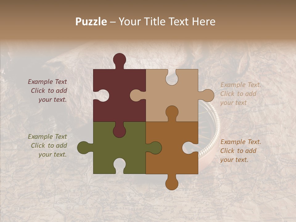 Direction Grunge Sea PowerPoint Template