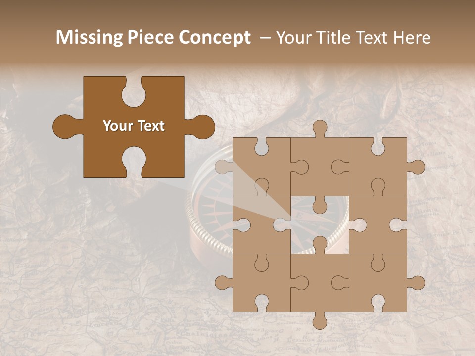 Direction Grunge Sea PowerPoint Template