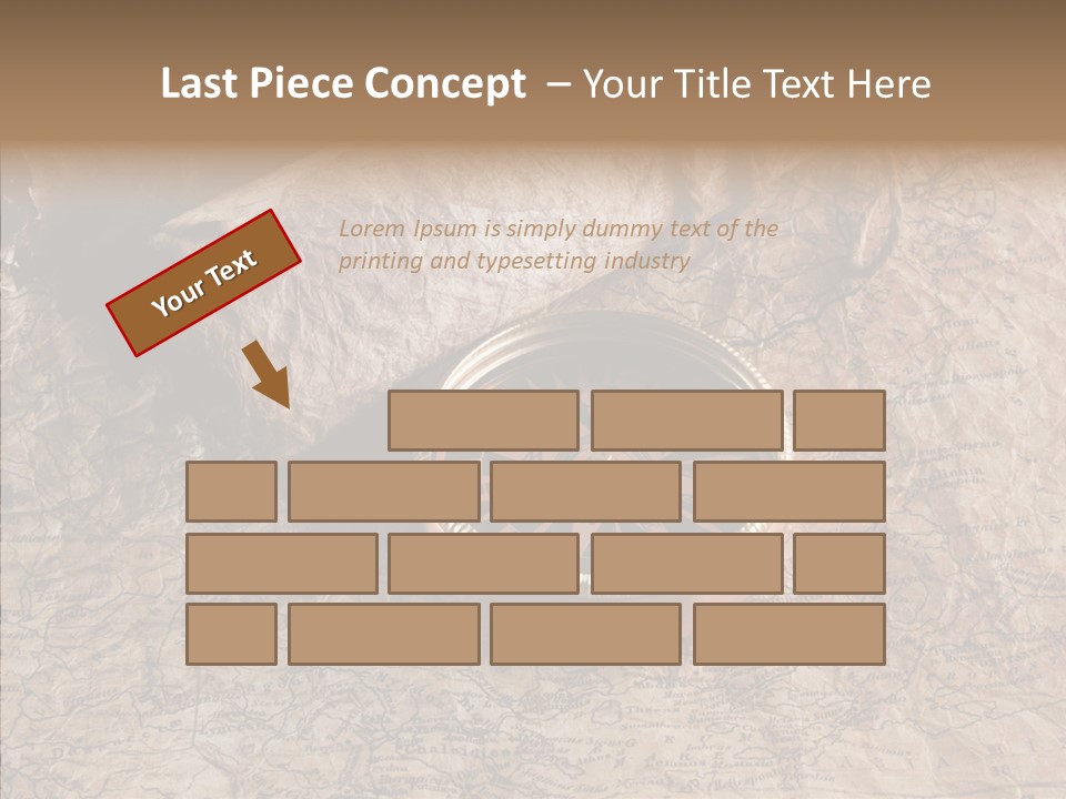 Direction Grunge Sea PowerPoint Template