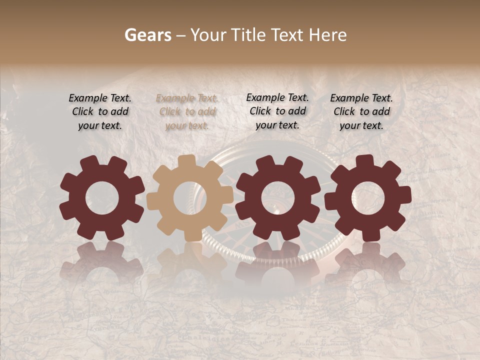 Direction Grunge Sea PowerPoint Template