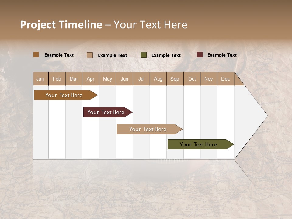 Direction Grunge Sea PowerPoint Template