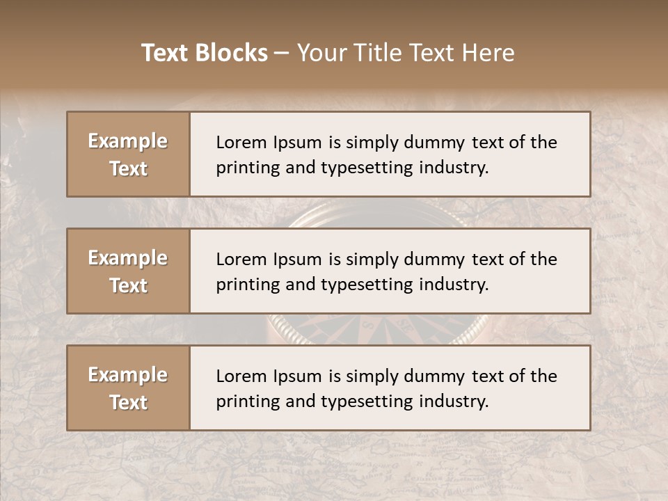 Direction Grunge Sea PowerPoint Template
