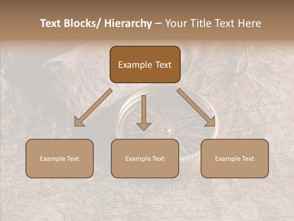 Direction Grunge Sea PowerPoint Template
