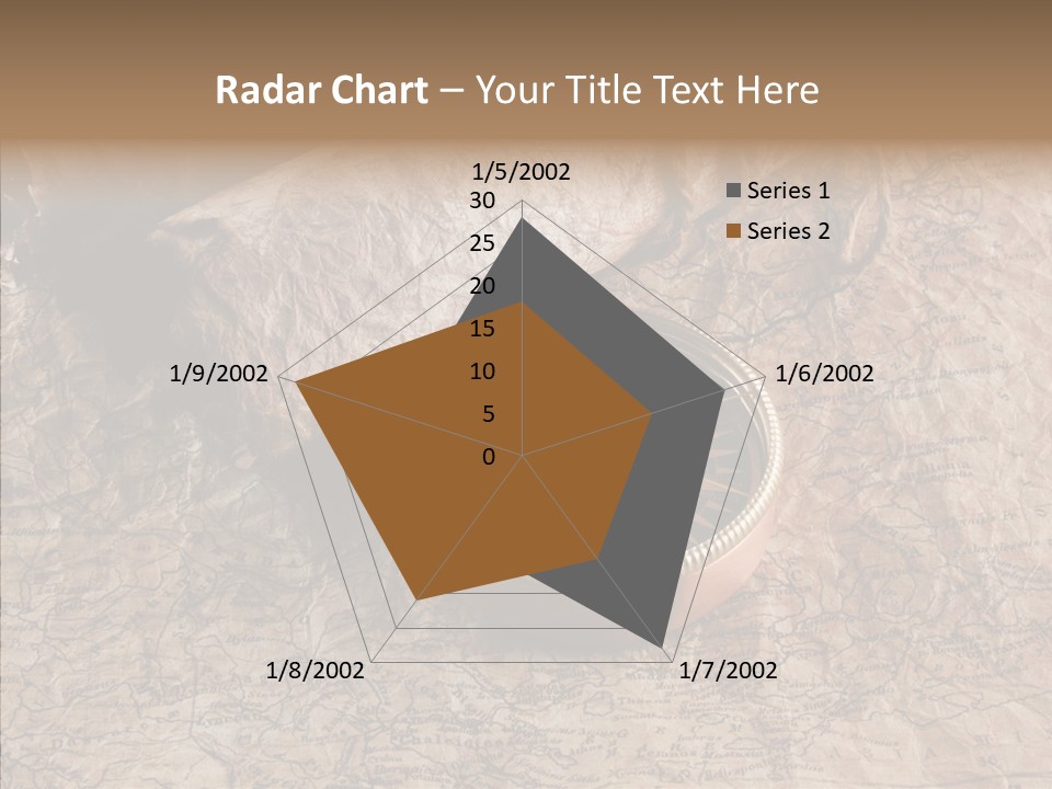 Direction Grunge Sea PowerPoint Template