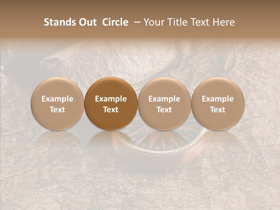 Direction Grunge Sea PowerPoint Template