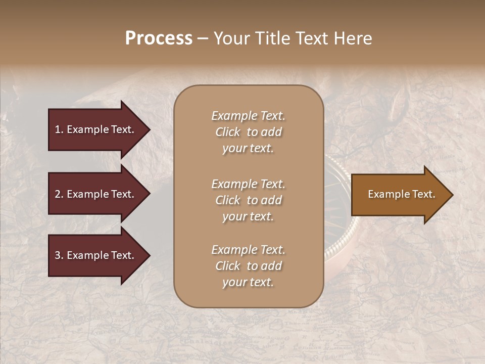 Direction Grunge Sea PowerPoint Template