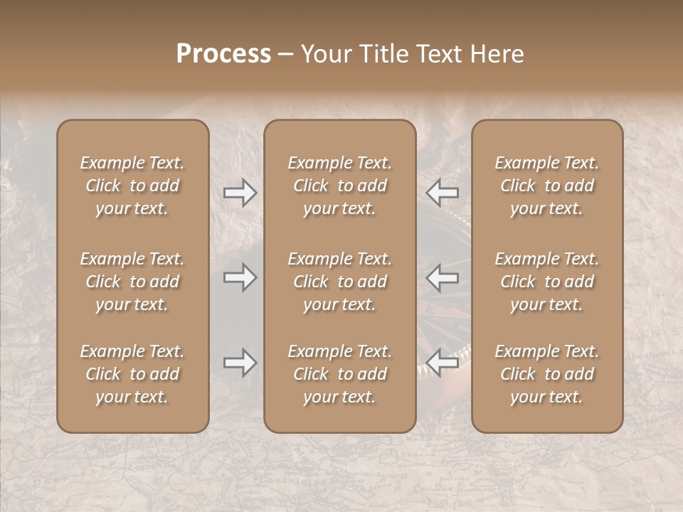 Direction Grunge Sea PowerPoint Template