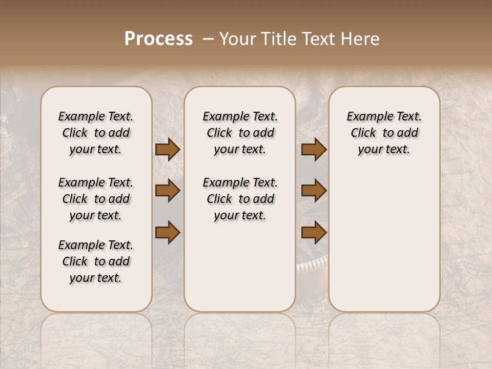 Direction Grunge Sea PowerPoint Template
