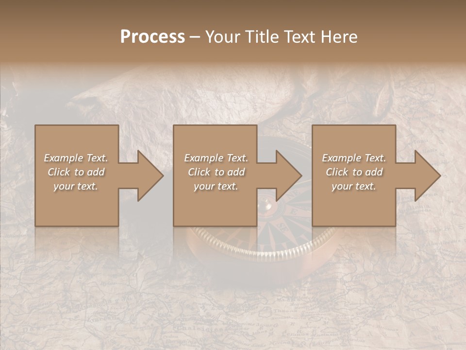 Direction Grunge Sea PowerPoint Template