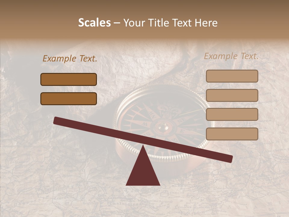 Direction Grunge Sea PowerPoint Template