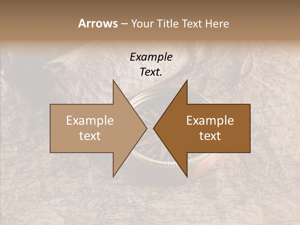 Direction Grunge Sea PowerPoint Template